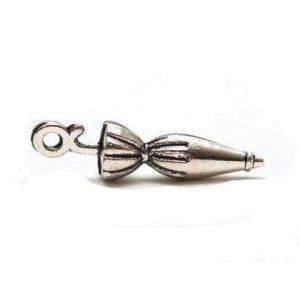 Zawieszka metalowa Charms ScrapBerry's Parasol Srebro, 25mm
